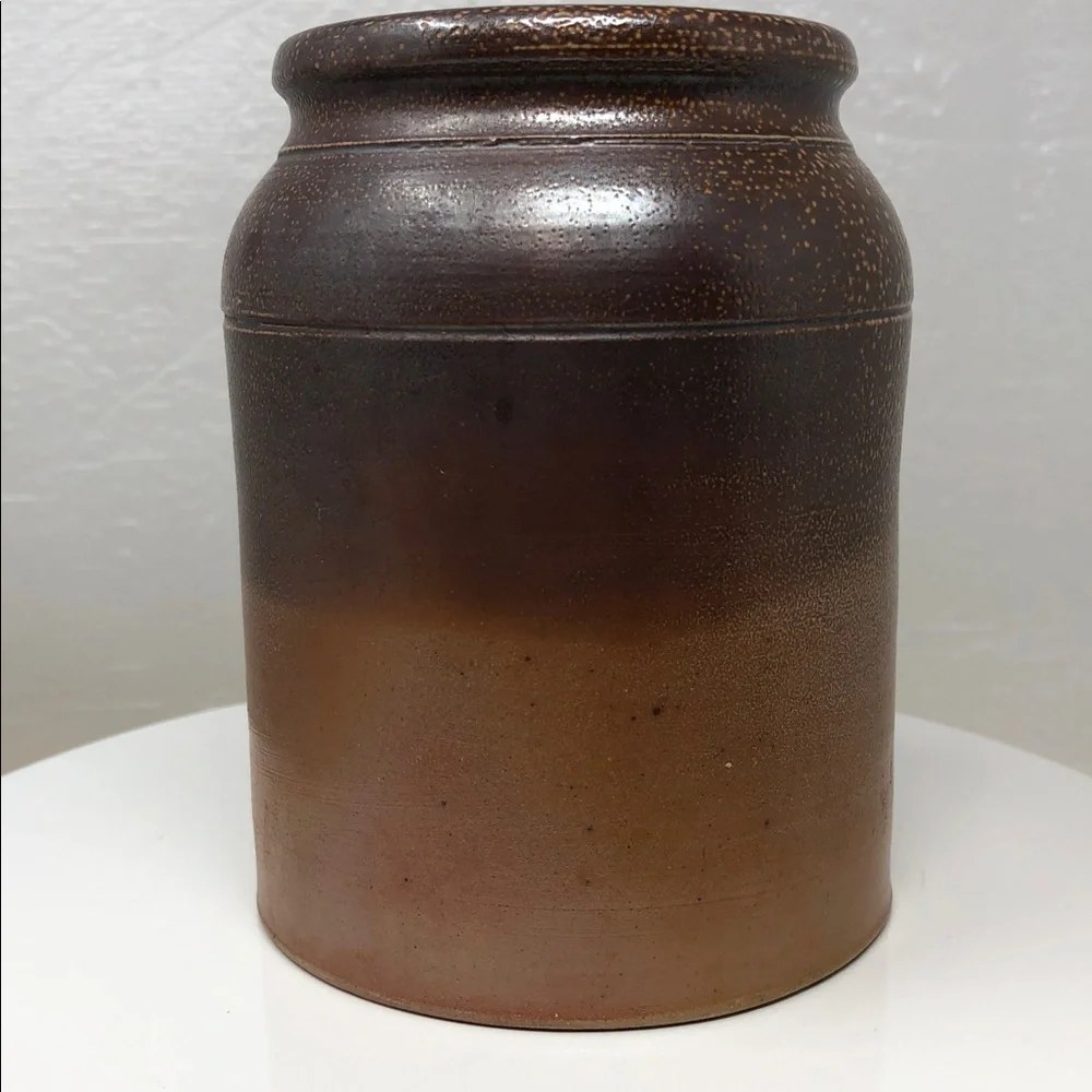 Vintage Salt Glazed Stoneware Jar 5” - Picture 11 of 11